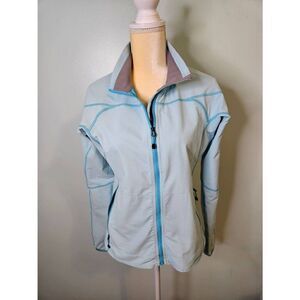 Eddie Bauer light teal jacket. Size S.